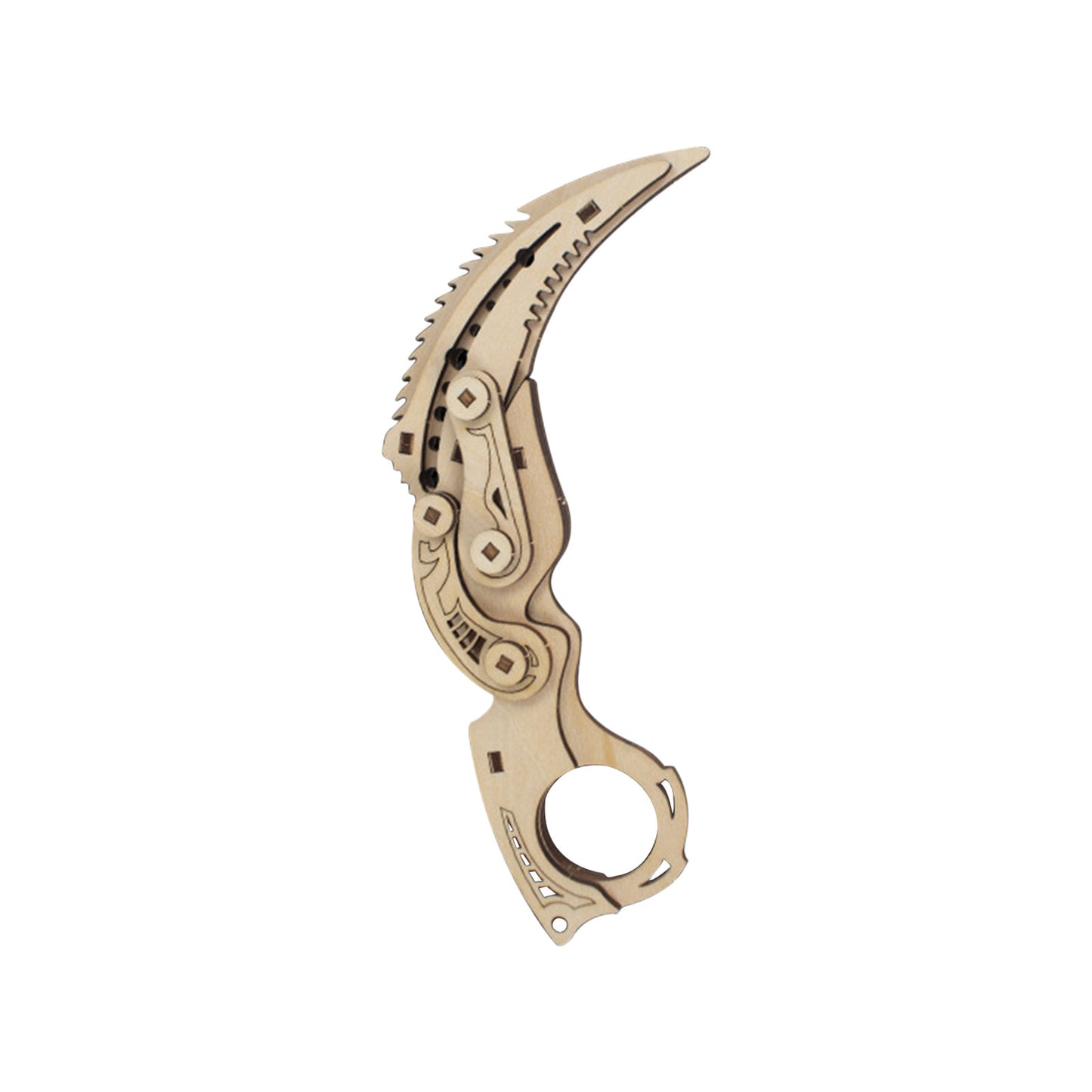 DIY Wooden Assembling 3D Knife