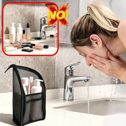 👝 Portable Stand-Up Toiletry Bag -  Ideal For Home, Dorm, Gym And Short Trips