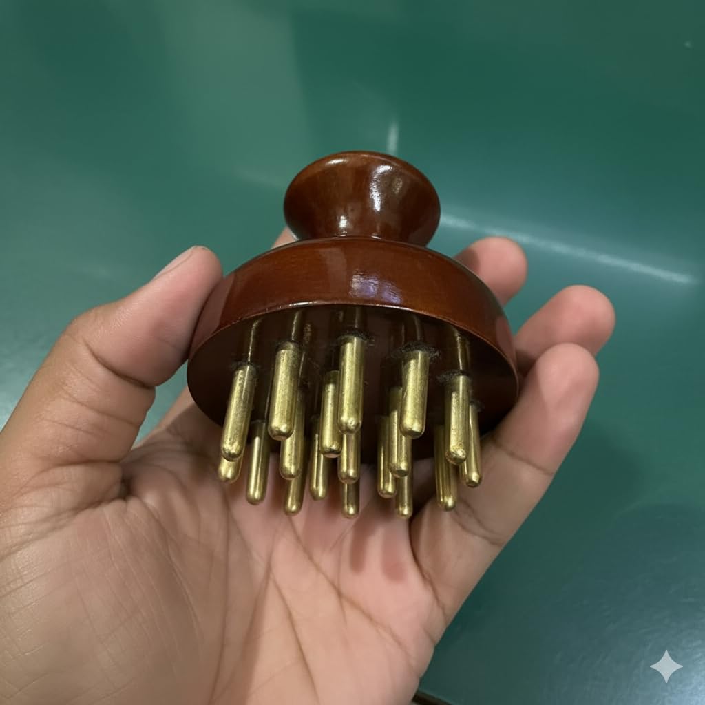 Kansa Head Massager and Scalp Activator