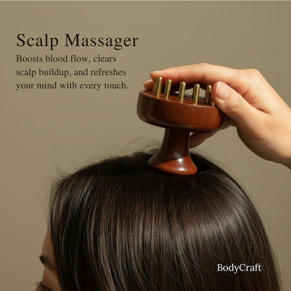Kansa Head Massager and Scalp Activator