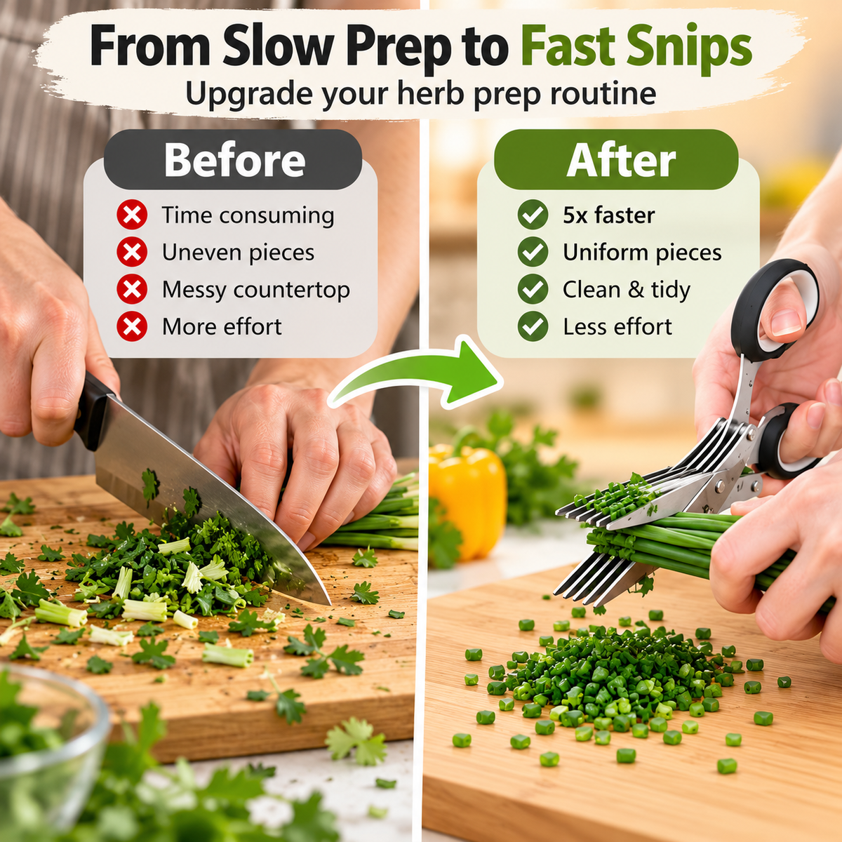 5 Layers Multi Blade Kitchen Scissors For Vegetables & Herbs