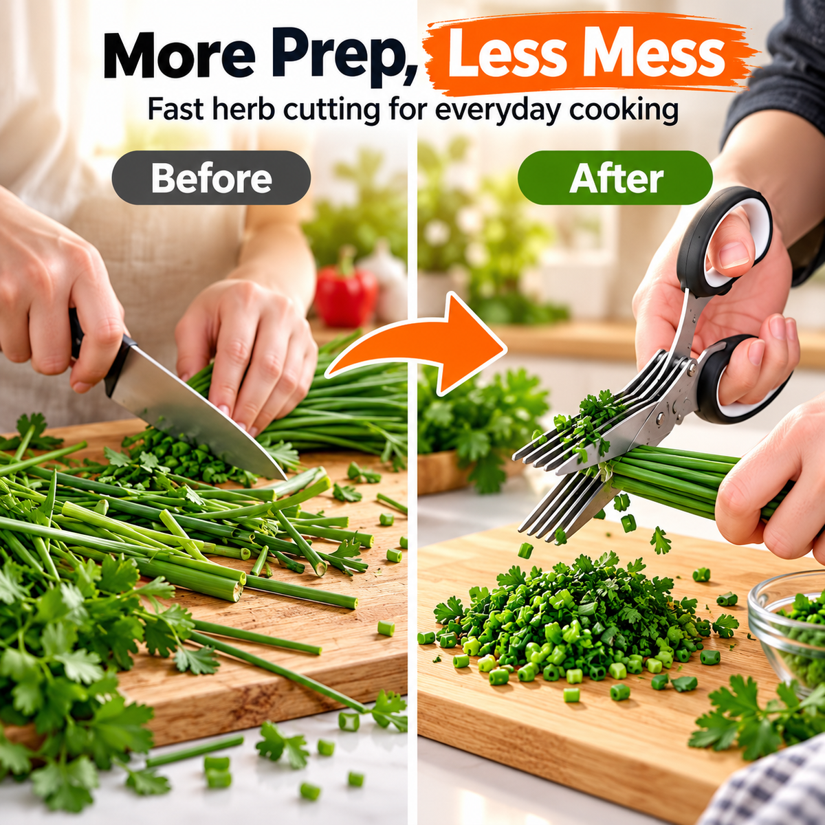 5 Layers Multi Blade Kitchen Scissors For Vegetables & Herbs