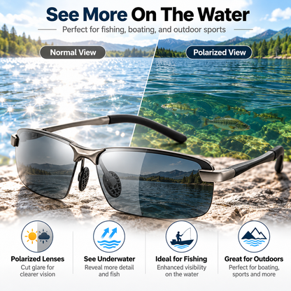 HD Polarized Photochromic Sunglasses UV400 Protection