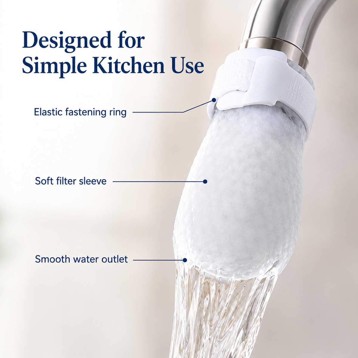360° Moving Kitchen Tap Filter