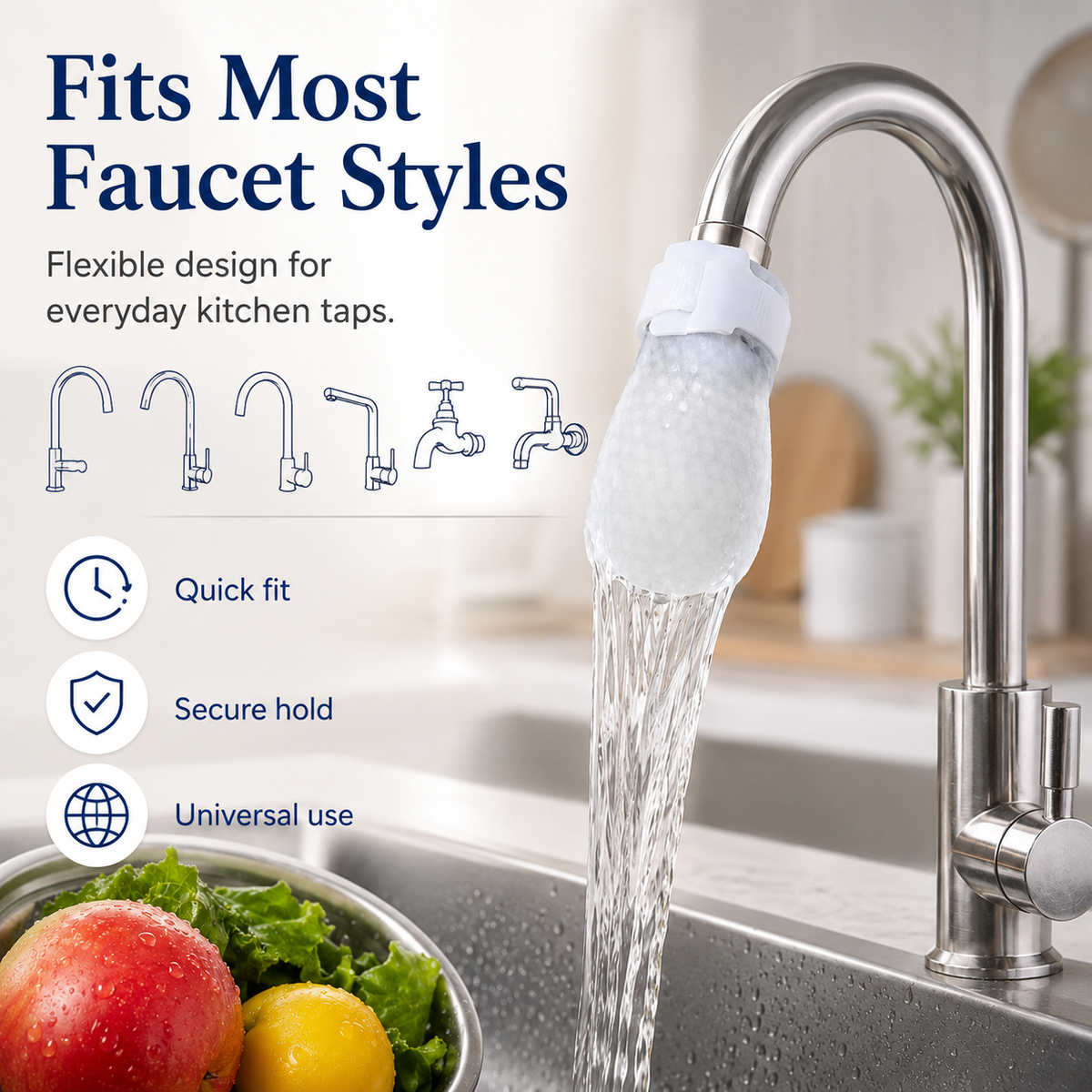 360° Moving Kitchen Tap Filter