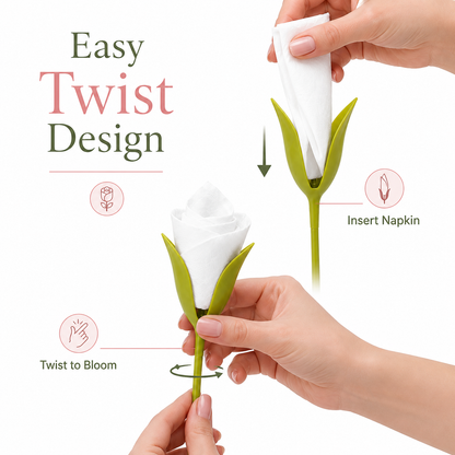 Elegant Tulip Napkin Holder For Dining Tables