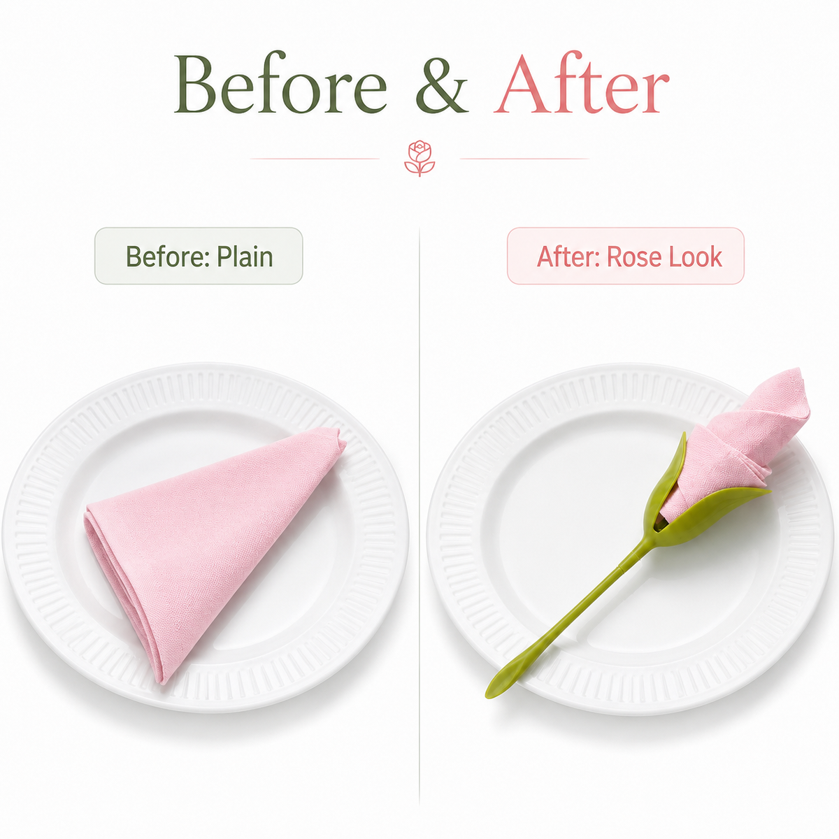 Elegant Tulip Napkin Holder For Dining Tables