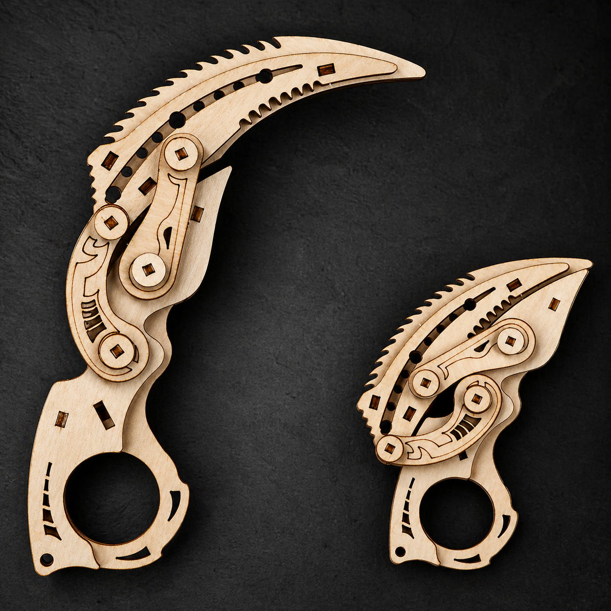 DIY Wooden Assembling 3D Knife