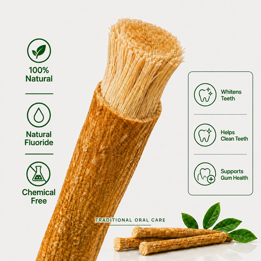 Organic Miswak Sticks - With Hygiene Packaging
