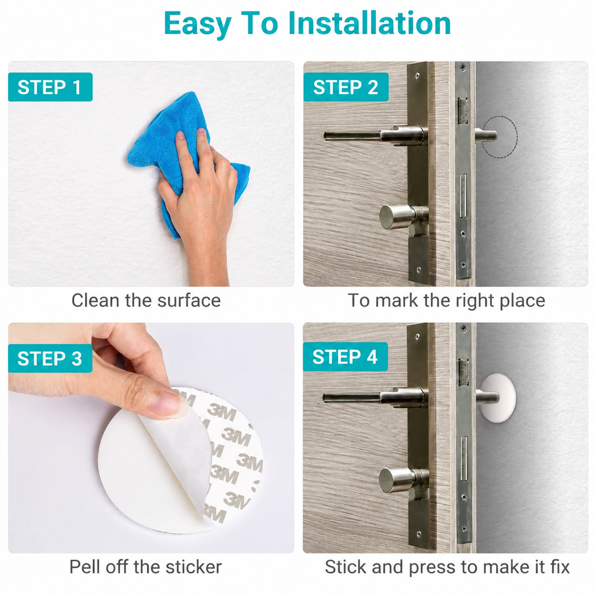 Silicon Door Stopper Wall Protector
