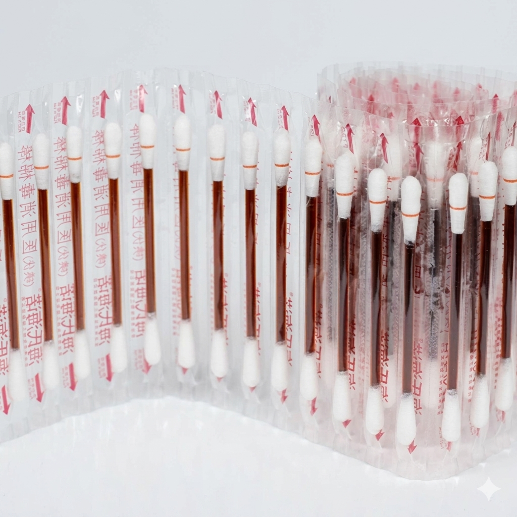 Disposable Iodine Cotton Swabs