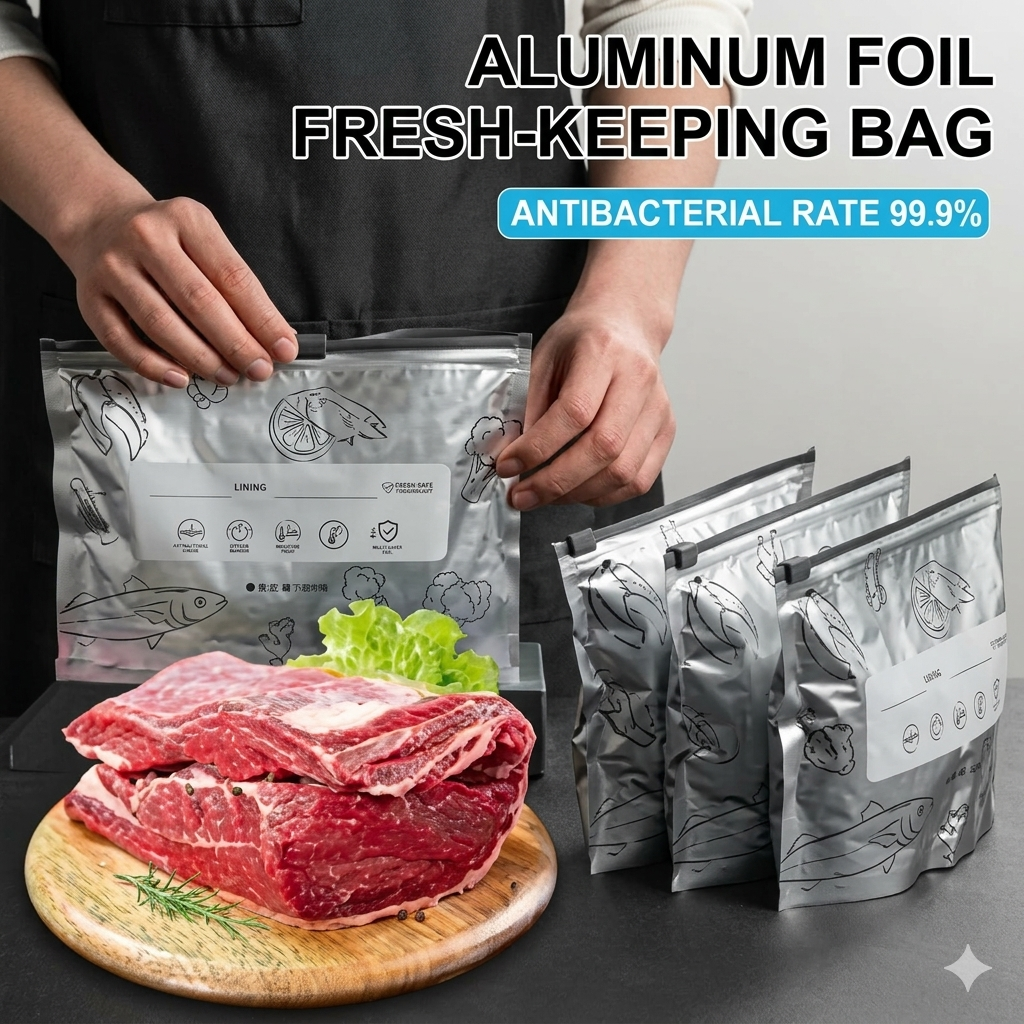 Reusable Aluminum Foil Fresh Sealed Bag