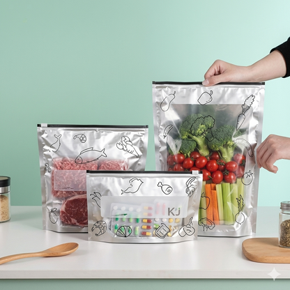 Reusable Aluminum Foil Fresh Sealed Bag