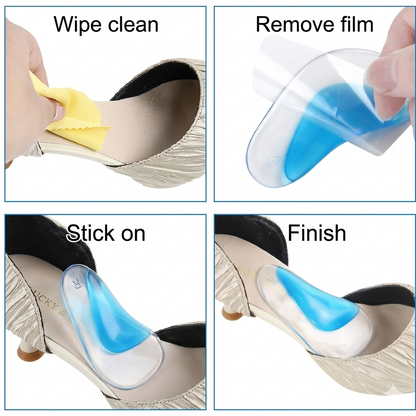 Reusable Silicon Arch Support Insoles