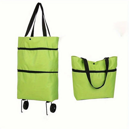 Foldable Shopping Trolley Tote Bag